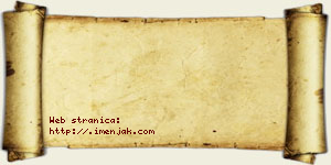 Josif Đaković vizit kartica